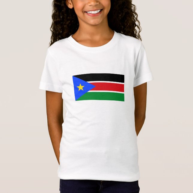 South Sudan Flag T-Shirt (Front)