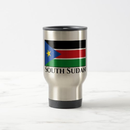 South Sudan Flag Travel Mug