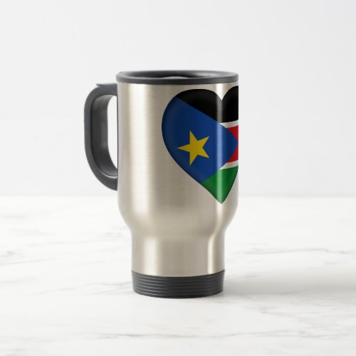 South Sudan Flag Travel Mug