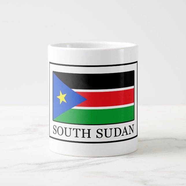 South Sudan Giant Coffee Mug (Front)