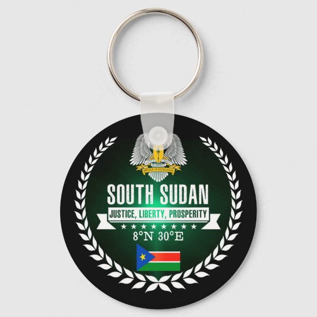 South Sudan Keychain (Front)