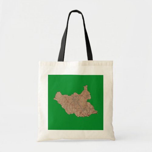 South Sudan Map Bag