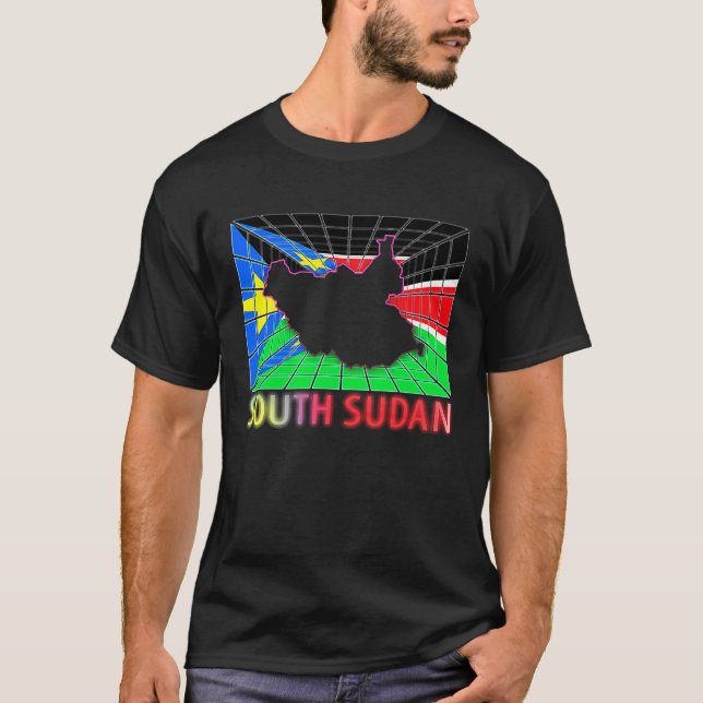 South Sudan Map South Sudanese T-Shirt (Front)