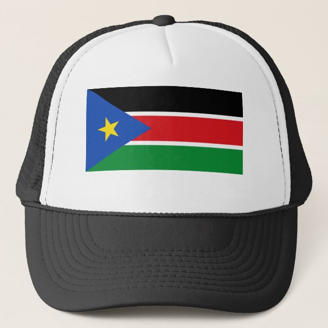 South Sudan National Flag Trucker Hat (Front)