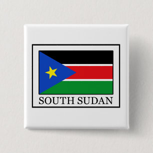South Sudan Pinback Button