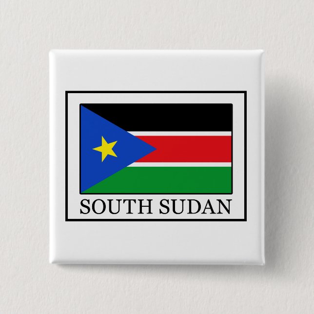 South Sudan Pinback Button (Front)