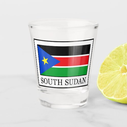 South Sudan Shot Glass