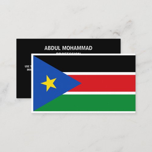 South Sudanese Flag Flag of South Sudan Business Card