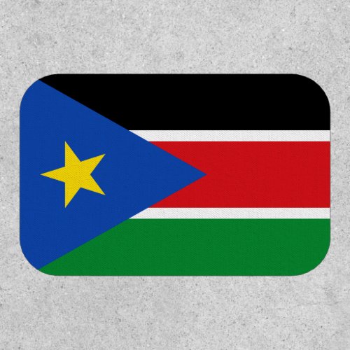 South Sudanese Flag Flag of South Sudan Patch