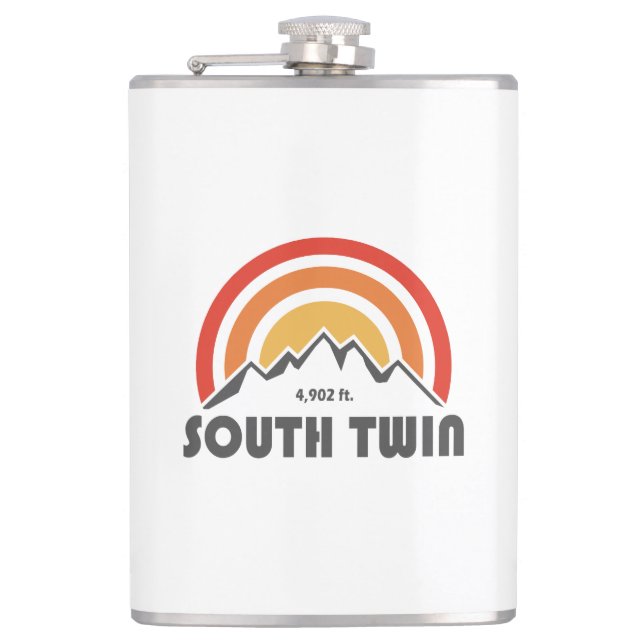 South Twin Mountain New Hampshire Flask (Front)