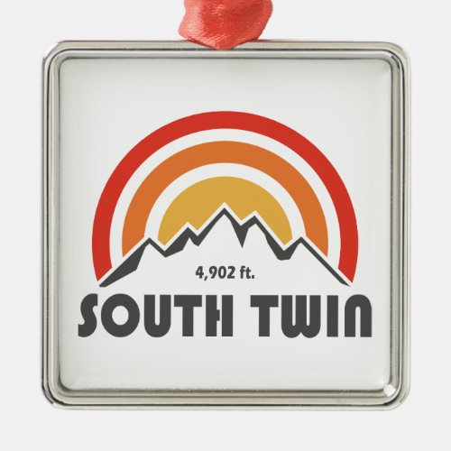 South Twin Mountain New Hampshire Metal Ornament