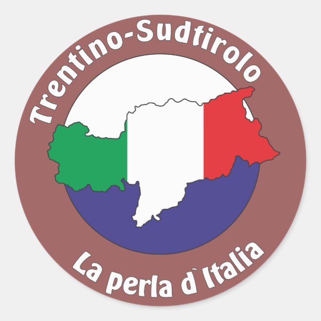 South Tyrol - Alto Adige -Italy - Italia Sticker (Front)