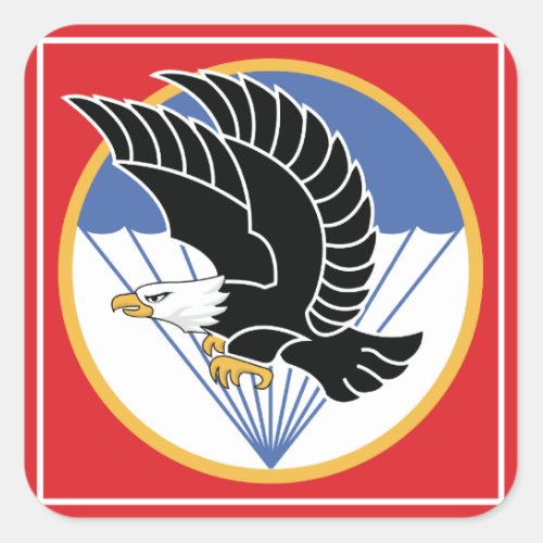 south vietnam airborne eagle square sticker