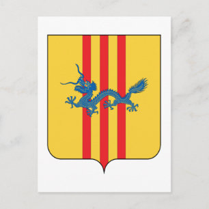 South Vietnam Coat of Arms Postcard