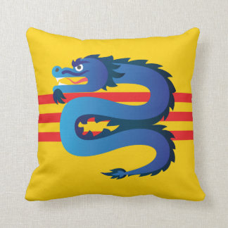 South Vietnam Dragon Throw Pillow