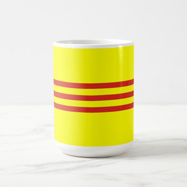 south vietnam ethnic flag coffee mug (Center)