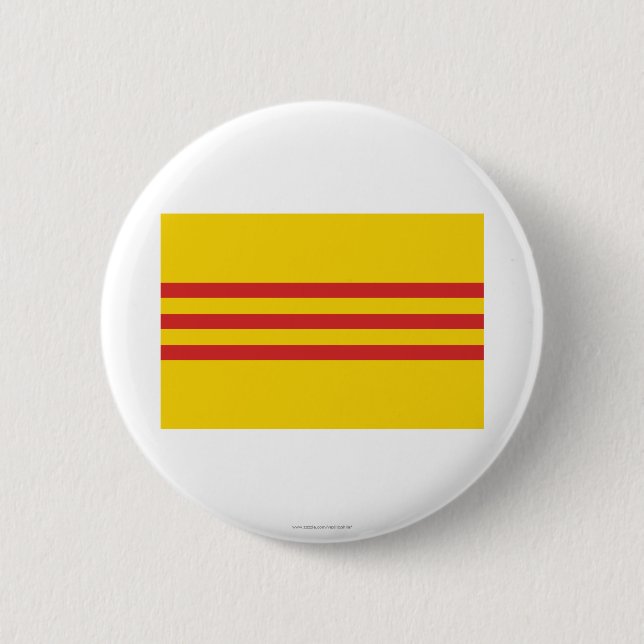 South Vietnam Flag Button (Front)