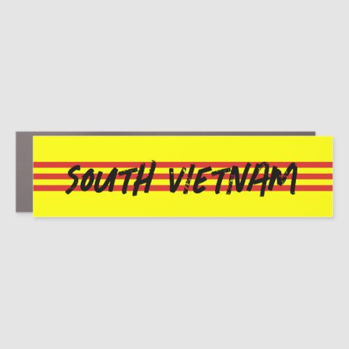 south vietnam flag car magnet