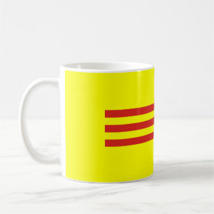 south vietnam flag coffee mug