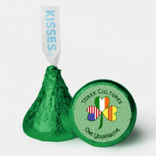 South Vietnam Ireland USA Shamrock Flag Personal Hershey®'s Kisses®
