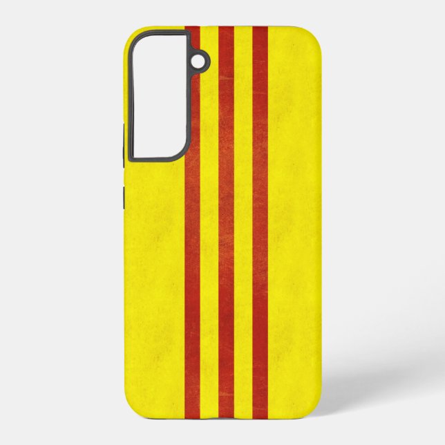 South Vietnam Light Grunge Flag Samsung Galaxy Case (Back)