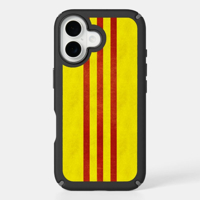 South Vietnam Light Grunge Flag Speck iPhone Case (Front)