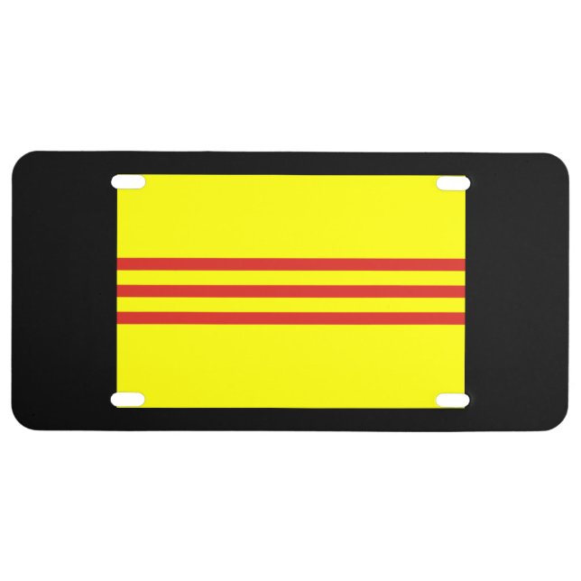 South Vietnam Plastic License Plate (Front)