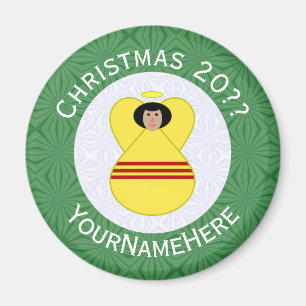 South Vietnamese Angel Christmas Flag Personalized Magnet