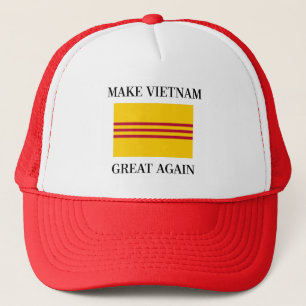 South Vietnamese Flag - Make Vietnam Great Again Trucker Hat