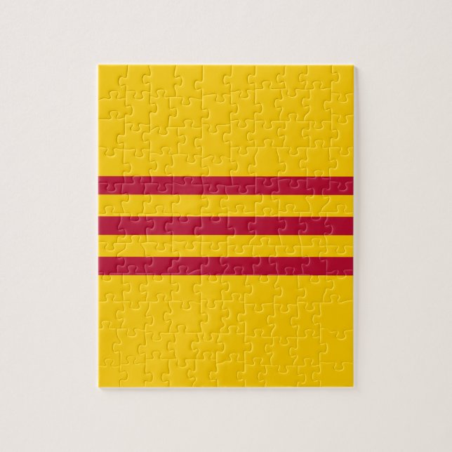 South Vietnamese Flag - Vietnam Cờ vàng ba sọc đỏ Jigsaw Puzzle (Vertical)