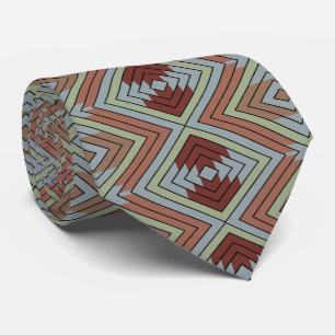 South West American Indian Style Patterned Art Neck Tie