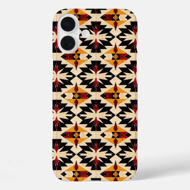 South Western tiled pattern  Case-Mate iPhone Case (Back)
