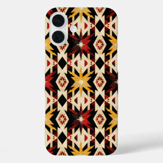 South Western tiled pattern iPhone 16 Plus Case