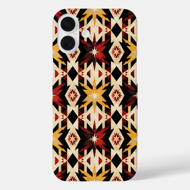 South Western tiled pattern  Case-Mate iPhone Case (Back)