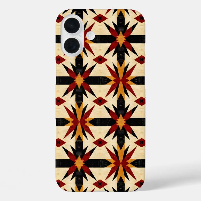 South Western tiled pattern  Case-Mate iPhone Case (Back)