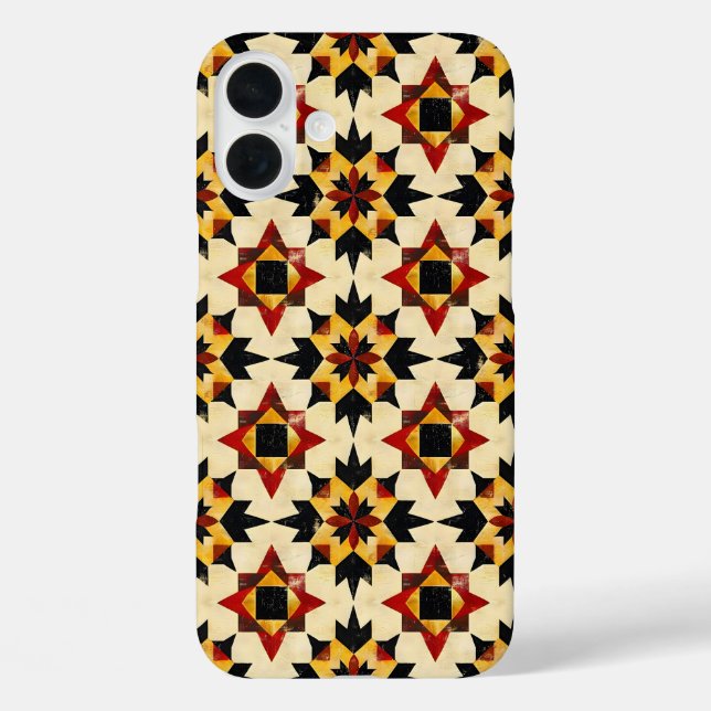 South Western tiled pattern  Case-Mate iPhone Case (Back)