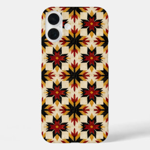 South Western tiled pattern iPhone 16 Plus Case