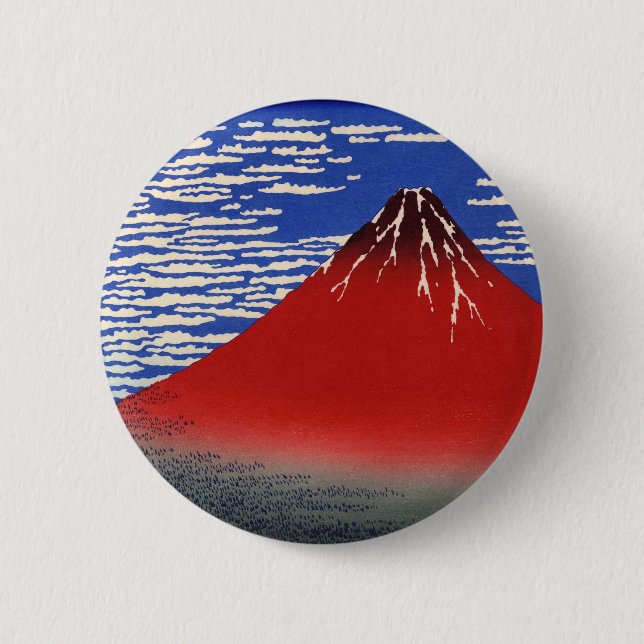 South Wind, Clear Sky Pinback Button (Front)