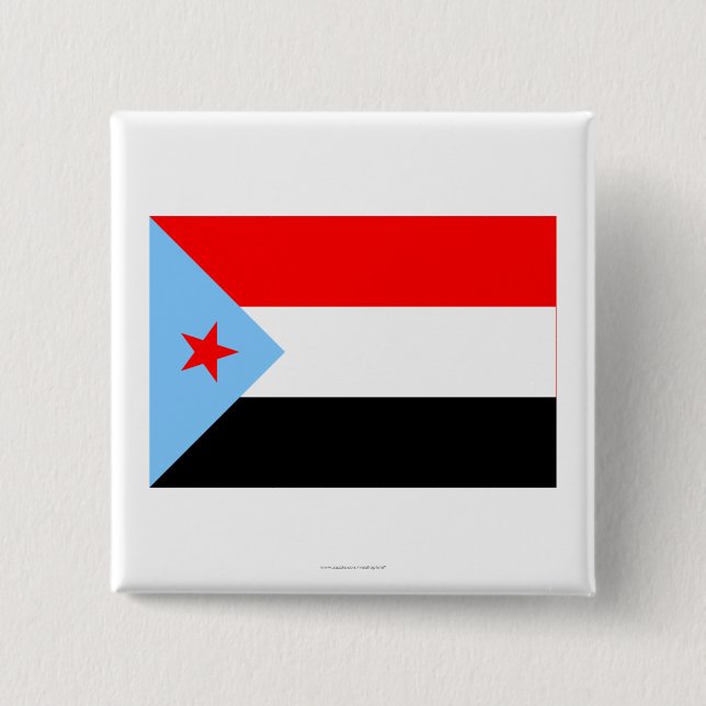 South Yemen Flag (1967-1990) Button (Front)
