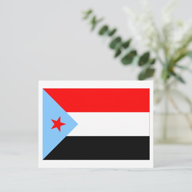 South Yemen Flag (1967-1990) Postcard | Zazzle