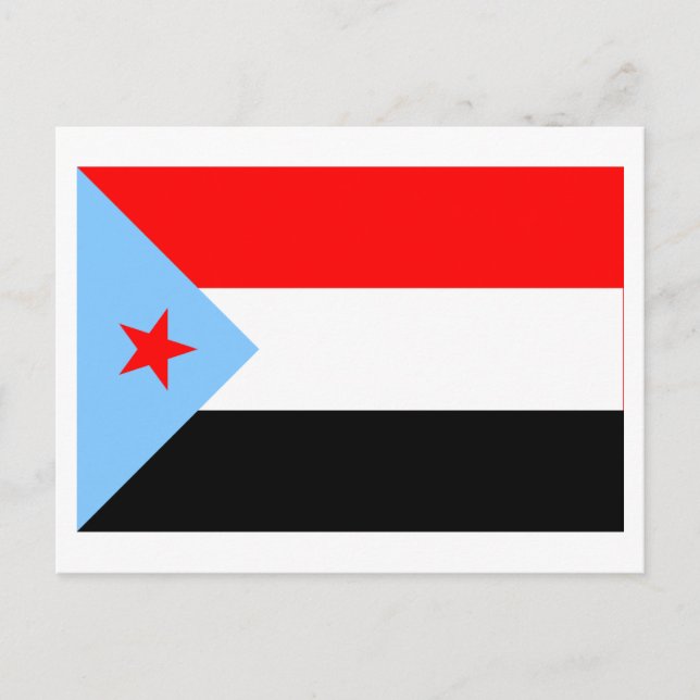 South Yemen Flag (1967-1990) Postcard (Front)