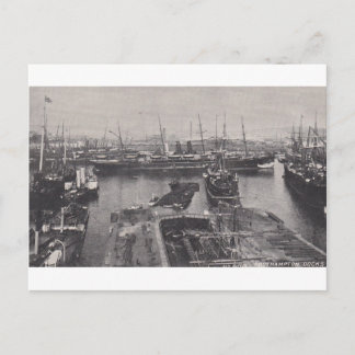 Southampton Docks 1905 Postcard