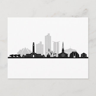 SOUTHAMPTON England fußball City Skyline Silhouett Postcard