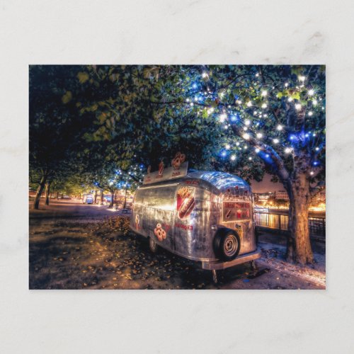 Southbank Food Truck London Postcard