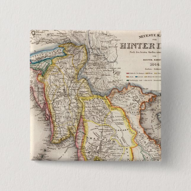 Southeast Asia Pinback Button (Front)