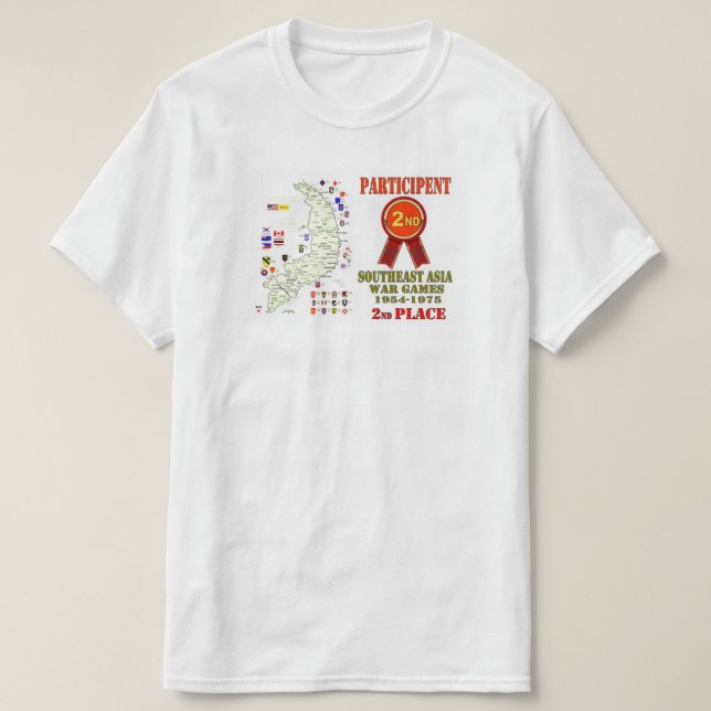 SOUTHEAST ASIA WAR GAMES 2nd PLACE T-Shirt | Zazzle