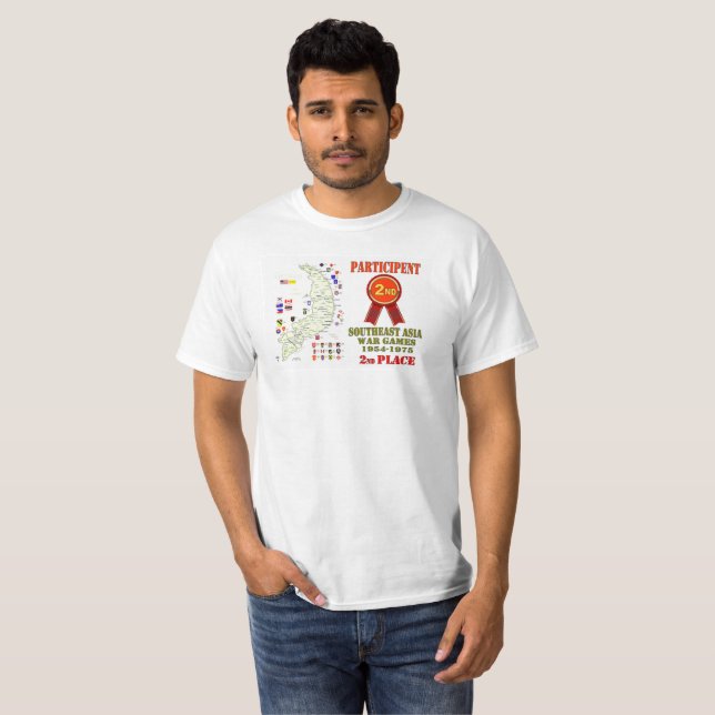 SOUTHEAST ASIA WAR GAMES 2nd PLACE T-Shirt | Zazzle