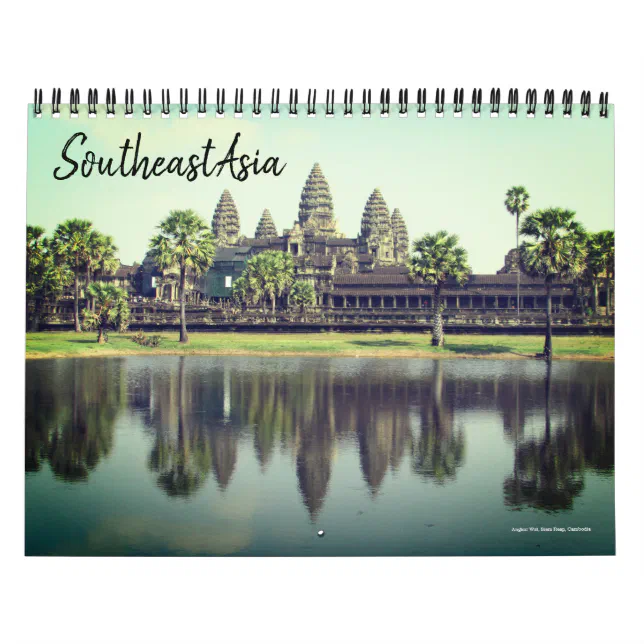 southeast asia (with locations) 2024 calendar Zazzle
