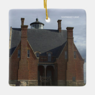 Southeast Light Lighthouse Ornament 