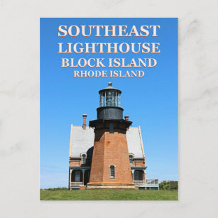 Southeast Lighthouse, Block Island, RI Postcard